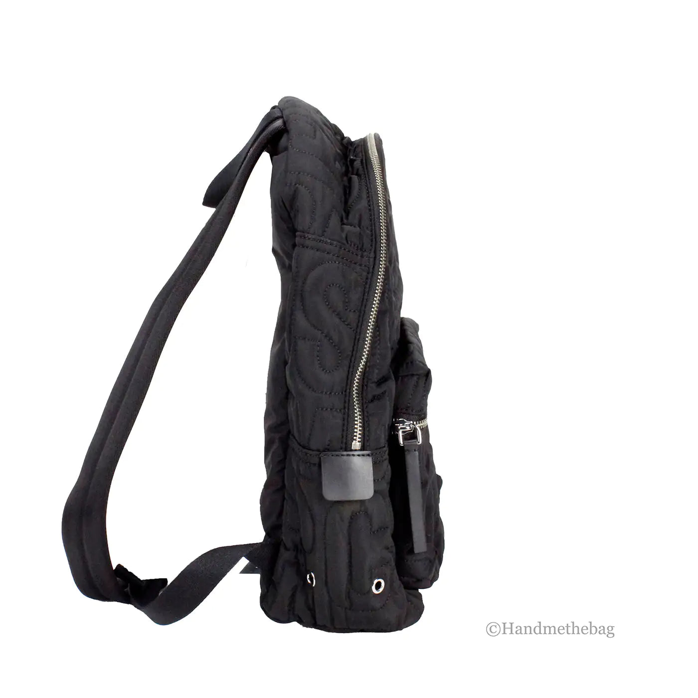 Marc Jacobs Medium Black Monogram Quilted Puffy Backpack