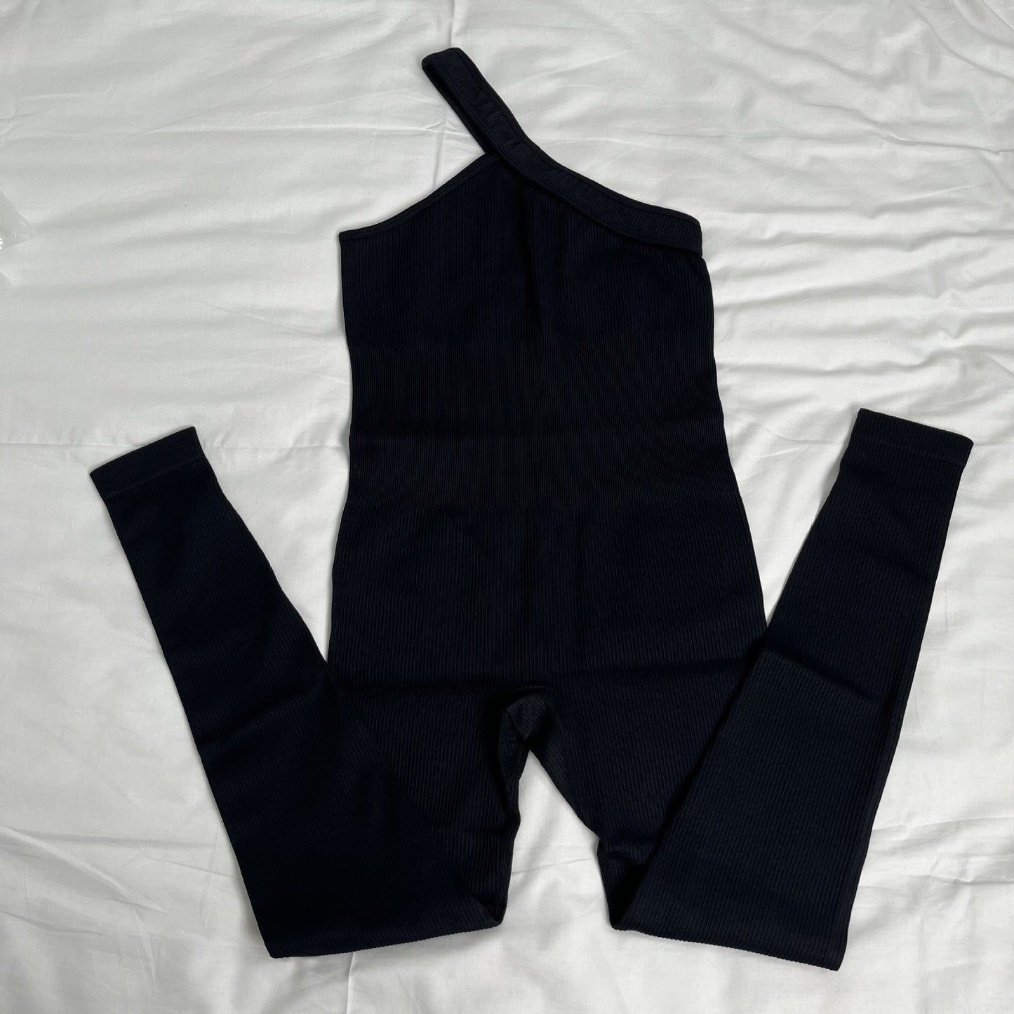 New One Shoulder Sports Jumpsuit For Women